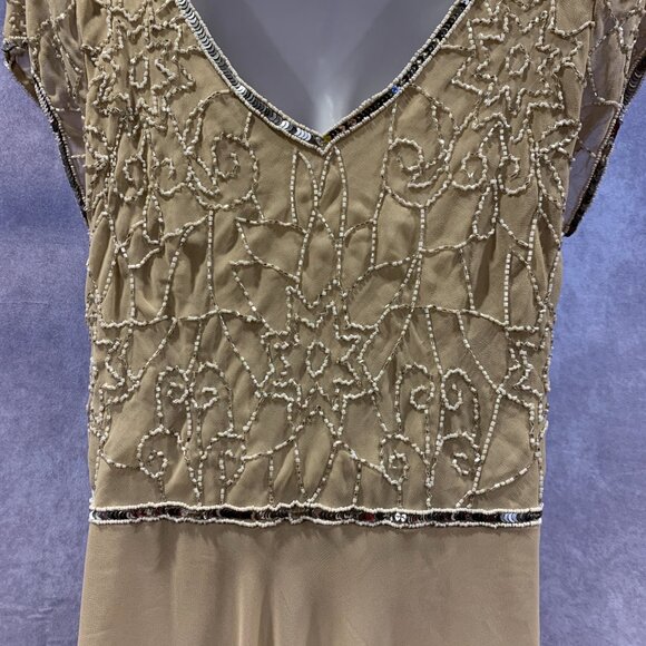 JKARA Beaded Mock Fair Dress - Picture 12 of 16